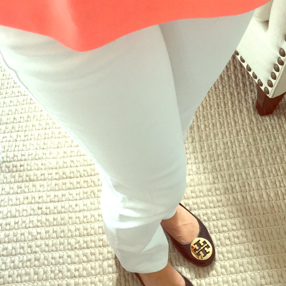 J.Crew Matchstick White Jeans